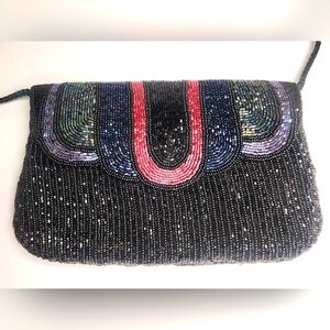 ❤️ Vintage Elegant Beaded Purse with shoulder strap ❤️